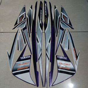 stiker striping yamaha xeon rc 125 2013 ungu lis body standar berkualitas original
