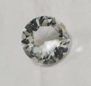 crystal 2 cm.1 ชิ้น ไม่มีรู #เพชรเทียม#คริสตัลกลมก้นแหลมเจียเหลี่ยม ผสมสีในเนื้อแก้ว ใช้งานกลางแจ้ง แช่น้ำ ตากแดด ได้ไม่ลอก