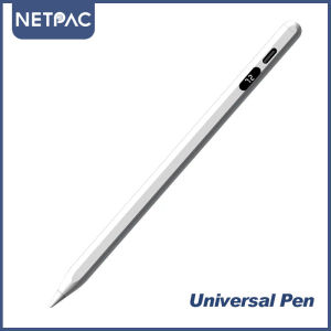 NETPAC New Capacitive Pen LED Digital Display Stylus Pen Tablet Pen for Android iPad Tab