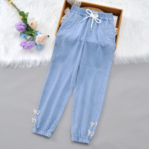 Quần Jean Bé Gái Cho Bé Habi Fashion HB2315 Size Đại Cho Bé Gái Từ 18kg - 50kg