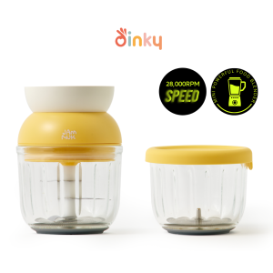JAMMUK - Portable Mini Baby Food Chopper | Comes with Storage Container | For Easier Meal Preparation