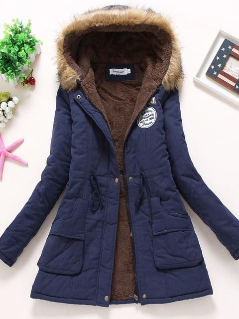 Winter Parkas Jacket Women Cotton Padded Coat