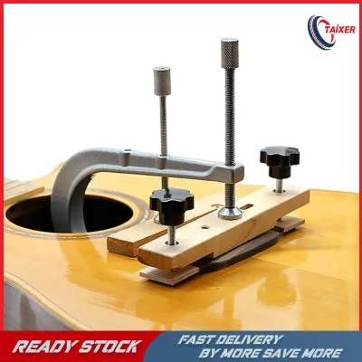 Taixer Guitar Bridge Clamp Guitar Bridge Install Clamp for Acoustic Guitar Maker