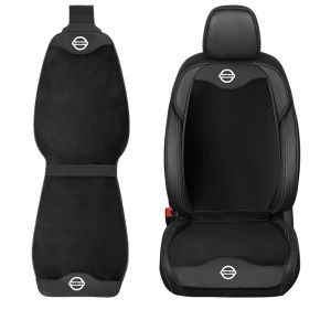 1PCS One-piece Flannel Breathable Seat Cushion for Nissan Navara X-trail D22 Qashqai March Sunny