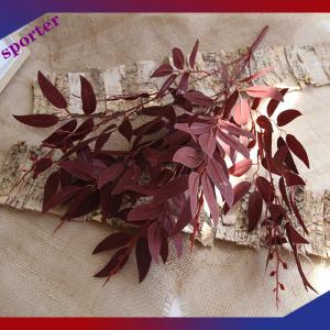 Sporter artificial leaves bouquet willow wedding backdrop faux foliage home decor