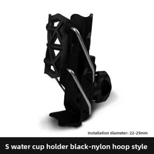 Motorcycle Bike Cup Holder with Automatic Clamping 360° Rotation Fit Adjustable Handlebar Cup
