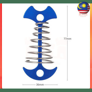 Caring Castle Adjustable Fishbone Tent Pegs Anchor with spring Awning Deck Tensioner fishbone camping 鱼骨地丁 Pasak Khemah