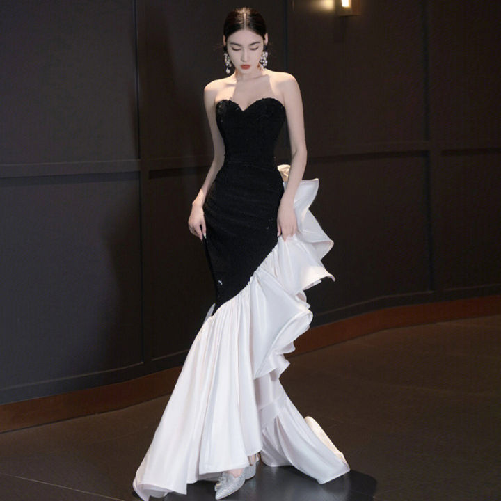 Váy Đuôi Cá Ren Đối Xứng - Duan Bridal