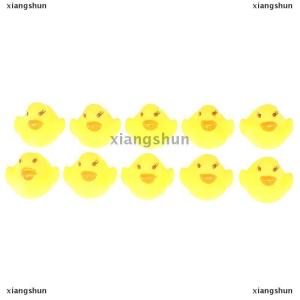 [COD] xiangshun 20pcs/bag Rubber Yellow Duck Baby Shower Water Toys Children Gift Baby Bath Toys