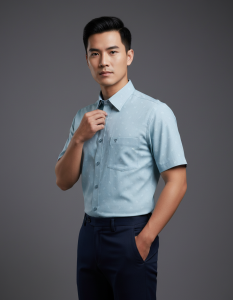 Áo sơ mi tay ngắn Việt Tiến (38-44)