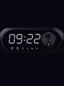 Portable Blue Tooth Speaker With LED Digital Alarm Clock Music Player Wireless Clock SpeakerSubwoofer Smart Sounbar