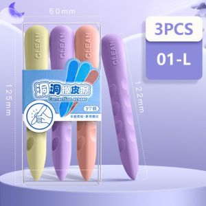 JIYAN2866 3PCS/Box Double Head Huge Eraser Without Leaving Marks Students Gift Giant Eraser Creative Learning Prize Pencil Eraser Students