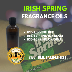 5ML IRISH S FRAGRANCE OIL FOR SOAP MAKING / ROOM AND LINEN SPRAY / DIFFUSER