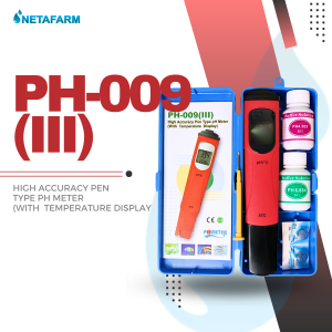 Alat Ukur Air Hidroponik - pH Meter ATC (Pen Type PH-009) (III)