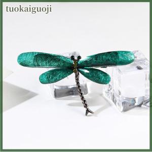 tuokaiguoji Dragonfly cổ điển côn trùng động vật nhựa trâm ghim đồ trang sức quà tặng bó hoa Trâm