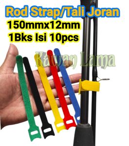 ROD STRAP / Tali Joran Pancing  5 warna 1 bks isi 10pcs