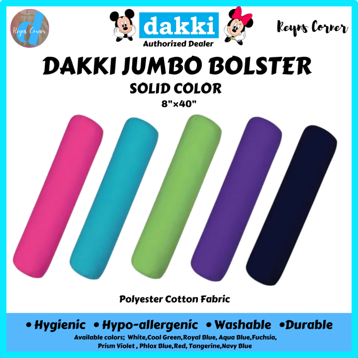 Dakki Jumbo Bolster 8 x40 Random Color Given Vacuum Packed Pillow Lazada PH