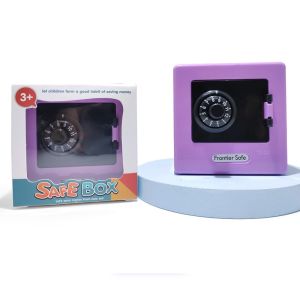 XUECHUANGYING Boy Girls Retro Toys Birthday Gift ATM Rotating Password Automatic Deposit Banknote Money Box Piggy Bank Cash storage Box Coin Bank