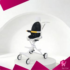 BabyShop-C772 Kereta Dorong Bayi Lipat Dua Arah Stroller Dorong Bayi Dengan Atap / Perlengkapan Bayi Portable Stroler Roda 4 Import