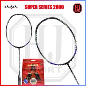 Raket Original Badminton Karakal Super Series 2000 Bonus Senar dan Tas Serut