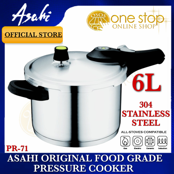 ASAHI Original Liters Pressure Cooker Stainless Steel PR 71 PR