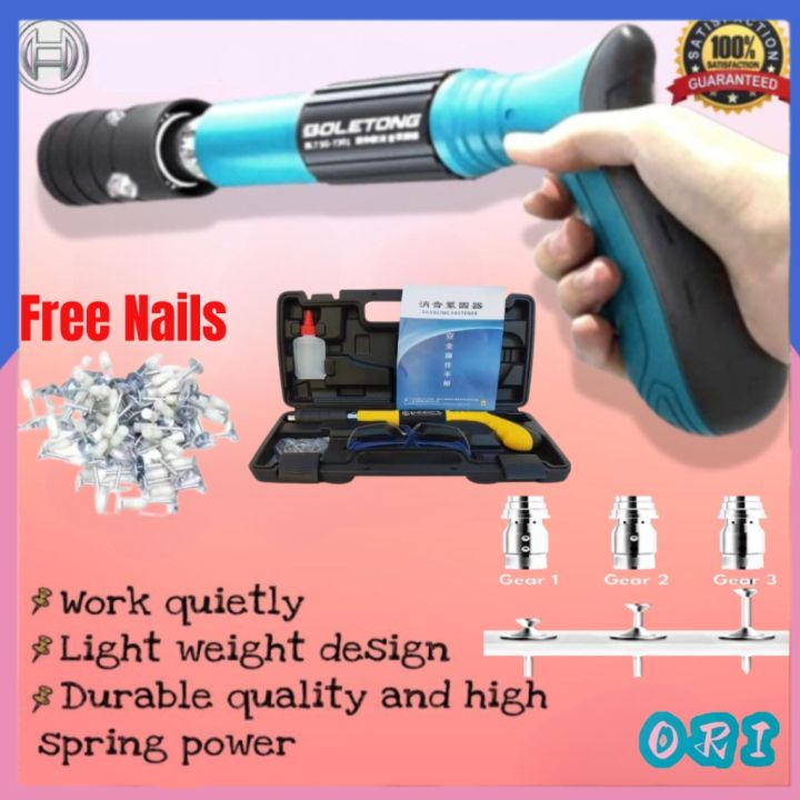 Manual Steel Nail Gun Cordless Tufting Gun Rivet Gun Tool Ceiling
