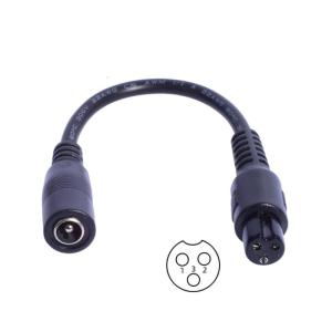 22AWG DC5.5mmx2.1mm Female Adapter Cable for Solar Panel Fan & LED Light DC5521 Convert to C13/M16/12/XLR Series