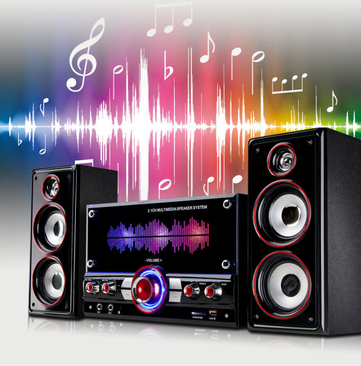 [ CHUẨN CHẤT LƯỢNG ÂM THANH ] Combo Trọn Bộ Dàn Loa Vi Tính Hyundai 3187, Bộ Loa Nghe Nhạc 2.1 RMS 50W, [Bluetooth – Karaoke – USB - Thẻ Nhớ] Tiếng Bass Căng Nghe Chắc, Có Điều Khiển, Loa Chơi Game Sống Động, Màn Hình Led Siêu Đẹp