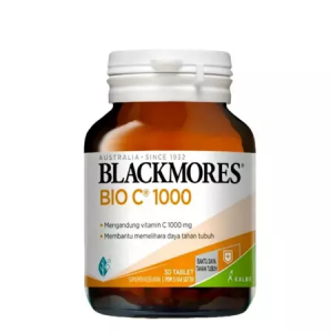 Blackmores Bio C 1000 Vitamin C Tablets 30 Count Vitamin C Suplemen Daya Tahan Badan Original FDA Approved GMP Certified
