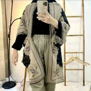 OUTER SCRAFT TERBARU 2022 MOTIP VOAL PREMIUM LASERCUT 110X110 LD 120 STANDAR // OUTER SCRAFT MURAH CARDIGAN KEKINIAN VIRAL