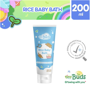 Tiny Buds Natural Rice Baby Bath 200ml