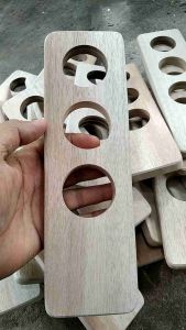 Plong Alat Ukur Telur Bebek Kayu Natural Non Pelistur