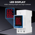 Din Rail Electricity Digital Meter Power Energy Voltmeter Ammeter kWh Reset Voltage Current Monitor AC 80V~270V 110V 230V. 