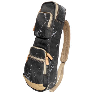 กระเป๋าใส่อูคูเลเล่ขนาด21นิ้วผ้าเดนิมที่มีดีไซน์กันน้ำและระบายอากาศได้กันกระแทกอย่างมืออาชีพและการป้องกันอย่างหนาเข็มขัดพยุงหลังและช่องเก็บของที่หลากหลาย