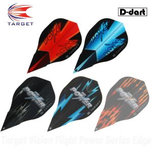TARGET DARTS FLIGHT- Vision Flight Power Series Edge (Phil Taylor) DART FLIGHTS 3PCS/PACK