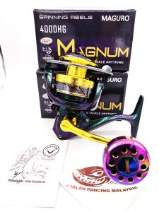 MAGURO 2021 MAGNUM EVO FISHING 3000HG 4000HG SPINNING REEL