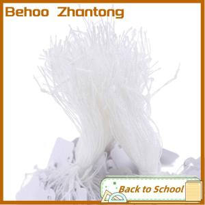 Behoo 300Pcs label tie string strung ticket jewelry merchandise display price tags