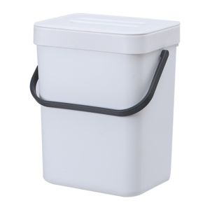 JFS Wall Mounted Trash Can With Cover Garbage Bin Hanging Trash can Kitchen Cabinet Door Hanging Trash Bin Garbage Can Recycle Dustbin Rubbish Bin