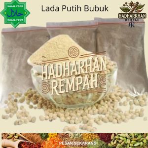 Lada  Putih  Bubuk 10 gr/WHITE PEPPER  POWDER 10 gr
