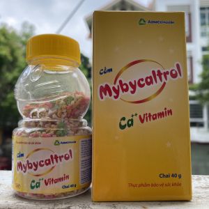 Cốm dinh dưỡng MYBYCALTROL bổ sung Canxi Vitamin C Vitamin nhóm B giúp bé phát triển tăng đề kháng (Chai 40g)