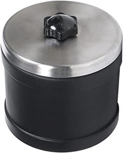 Rock Tumbler Barrel Capacity 1 Lb Replacement Rock Tumbler Parts with Leak-Proof LidRock Polisher Tumbler Kit Barrel for Hobby Series Tumbler 4.09 x 3.78 Inches Black