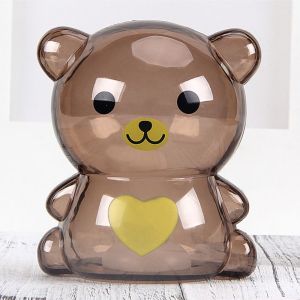 CGGUE Transparent Light-weight Home Decor Kindergarten Fun Childhood Manage Funds Birthday Gifts Piggy Bank Money Box Kids Toys