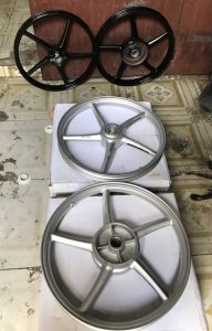 Mâm vành đúc 5 cây kiểu rcb đĩa sirius jupiter taurus exciter 2006 2013 gắn zin theo xe không chế cháo