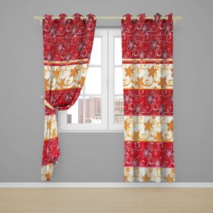 Gorden/hordeng jedela gorden pintu elegan ukuran TINGGI 225CM FREE hook&tali hordeng kordeng gordyn