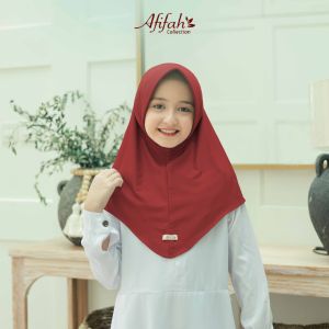 Hijab Bergo anak sekolah kerudung Bergo oval sport jersey/kerudung instan/hijab sekolah SD SMP SMA/jilbab bergo oval sport hamidah/kerudung instan - AFIFAH COLLECTION