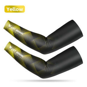 WEST BIKING Ice Silk Sleeve Summer Anti-UV Arm Sleeves Sun Protection Sleeves for Men  Sport Cycling Fitness Running Sleeves