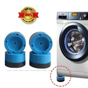 Bộ 4 miếng đệm cao su lót chân máy giặt chống rung chống ồn - Chân Máy Giặt Bộ 4 Miếng  Đế Chống Rung Máy Giặt