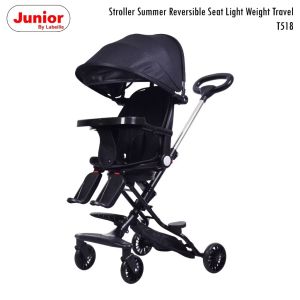 Junior Labeille T518 Baby Stroller Lipat Stroller Summer Reversible Seat Light Weight Travelling Kereta Dorong Lipat Bayi Anak Kidu Baby