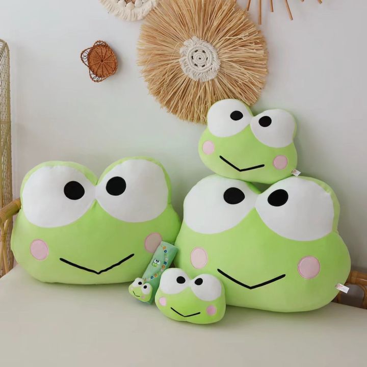 PRETTY】 Cute Keroppi Plush Toy Soft Sanrio Keroppi Frog Plushies