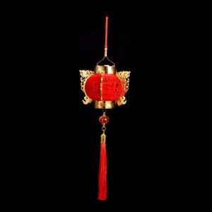 [Có Tay Cầm-Tặng 2 Pin] Lồng Đèn Lục Giác Phát Sáng Đèn LED Treo Trang Tết Năm Mới Phong Cách Trung Hoa Cổ Điển